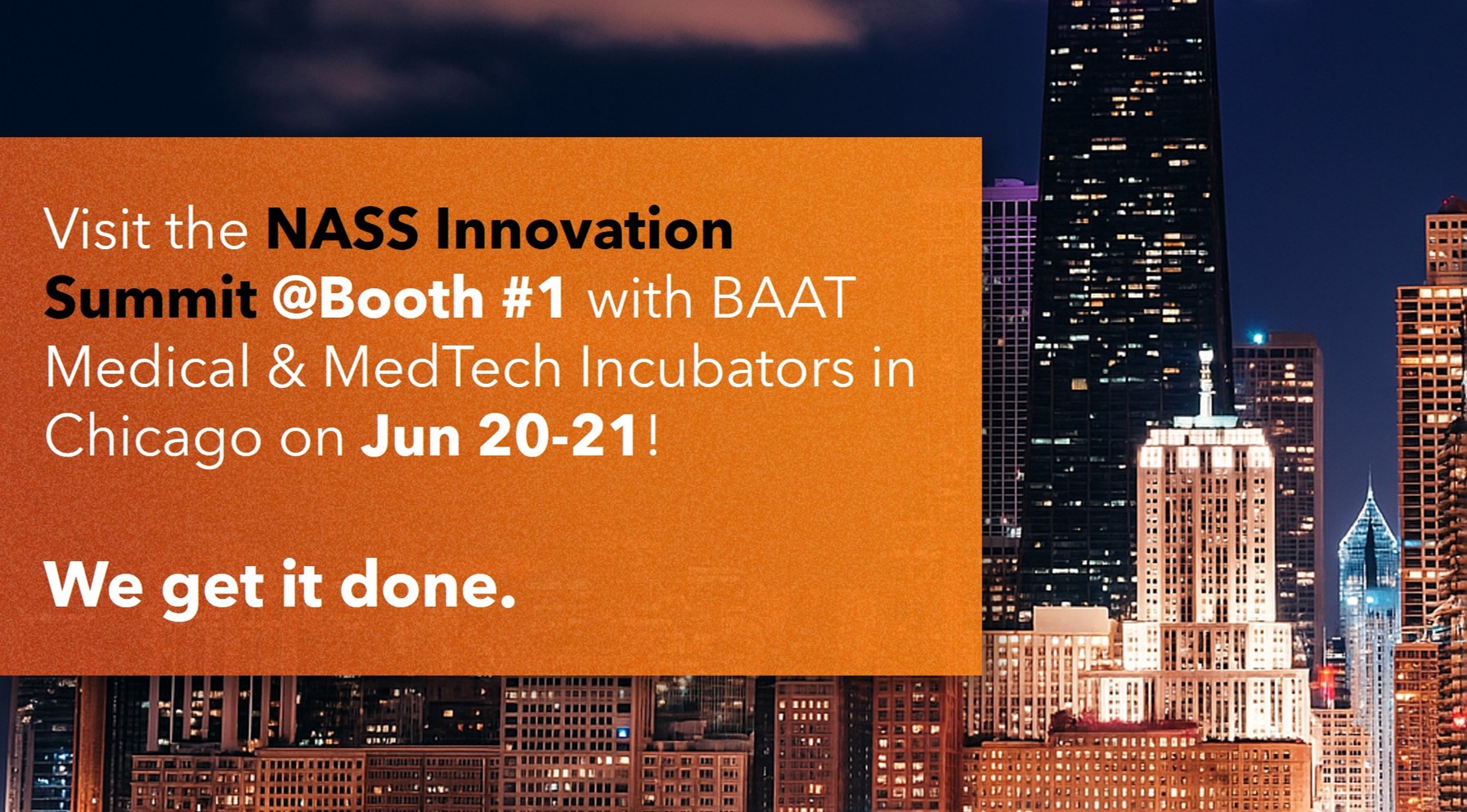 BAAT Medical visits NASS Innovation Summit